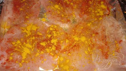 Куриные отбивные с ананасом под сырной шубкой Куриные отбивные с ананасом под сырной шубкой
