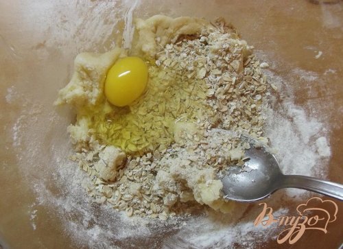 Печенье с овсяными хлопьями Печенье с овсяными хлопьями