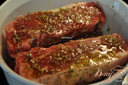 Стейк маринованный с фенхелем и розмарином Стейк маринованный с фенхелем и розмарином