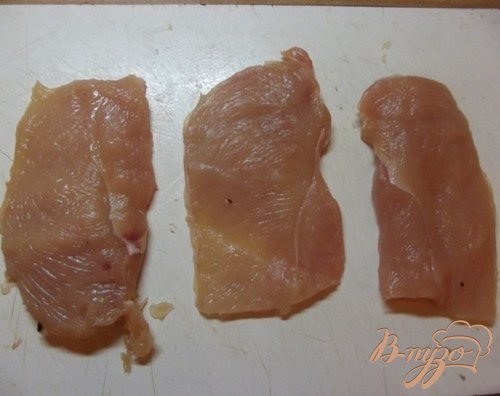 Рулеты куриные с салом и чесноком Рулеты куриные с салом и чесноком