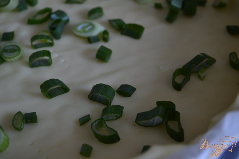 Открытый пирог с цукини и копченой курицей Открытый пирог с цукини и копченой курицей