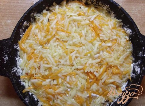 Насыпной пирог с тыквой и яблоками Насыпной пирог с тыквой и яблоками