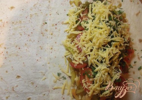 Шаурма с овощами Шаурма с овощами
