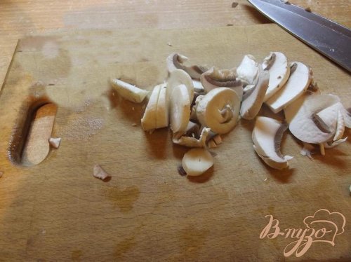 Куриная грудка фаршированная грибами Куриная грудка фаршированная грибами