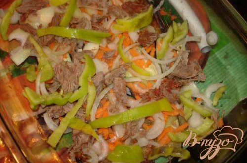 Соте с баклажанами и мясом Соте с баклажанами и мясом