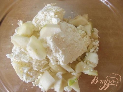 Творожная запеканка с грушей и медом Творожная запеканка с грушей и медом