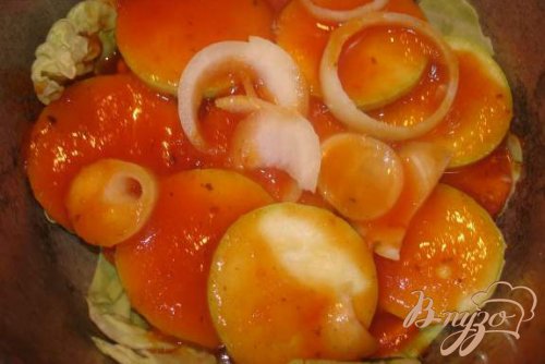Мясо под капустным листом Мясо под капустным листом