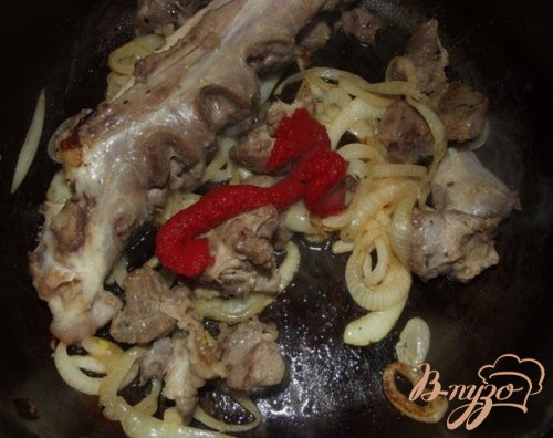 Плов из гречки с бараном Плов из гречки с бараном
