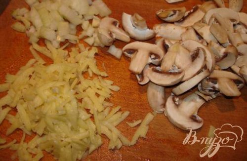 Запеченный омлет с беконом,грибами и сыром Запеченный омлет с беконом,грибами и сыром