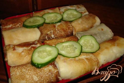 Блинчики с ливером Блинчики с ливером