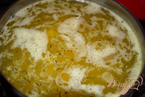 Картофельный суп-пюре с курицей и зеленью Картофельный суп-пюре с курицей и зеленью