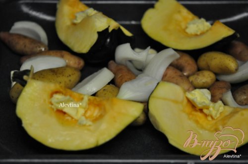 Куриные ножки с овощами с кленовым сиропом Куриные ножки с овощами с кленовым сиропом