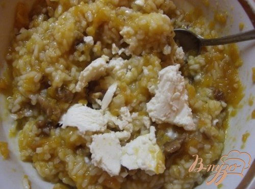 Медовый рис с тыквой и орехами Медовый рис с тыквой и орехами
