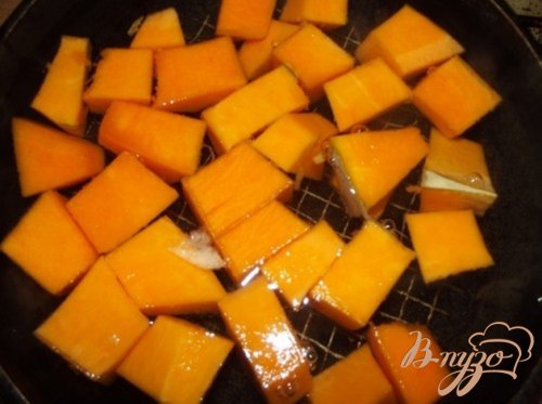 Медовый рис с тыквой и орехами Медовый рис с тыквой и орехами