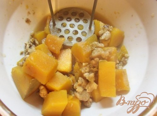 Медовый рис с тыквой и орехами Медовый рис с тыквой и орехами