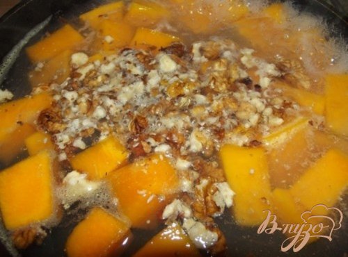 Медовый рис с тыквой и орехами Медовый рис с тыквой и орехами