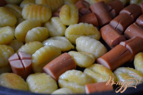 Теплый салат с ньокками Теплый салат с ньокками