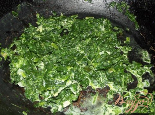 Картофель с листовой зеленью Картофель с листовой зеленью