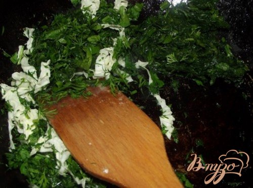 Картофель с листовой зеленью Картофель с листовой зеленью