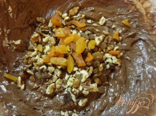 Шоколадный кекс с сухофруктами Шоколадный кекс с сухофруктами