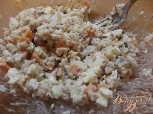 Рыбный салат с рисом Рыбный салат с рисом