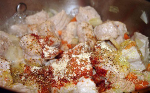 Гуляш с овощами Гуляш с овощами