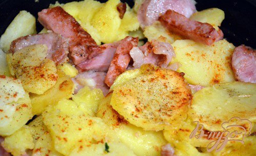 Картофельная запеканка под луковой шубой Картофельная запеканка под луковой шубой