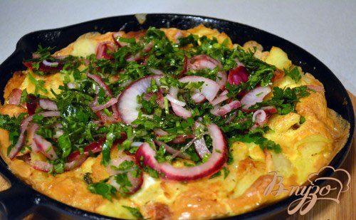 Картофельная запеканка под луковой шубой Картофельная запеканка под луковой шубой