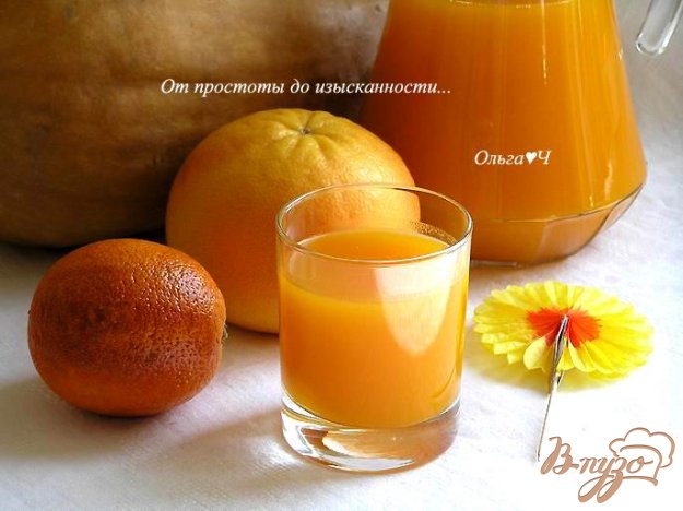 напій із гарбуза і апельсина. як приготувати з фото