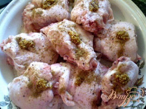 Куриные спинки с картофелем Куриные спинки с картофелем