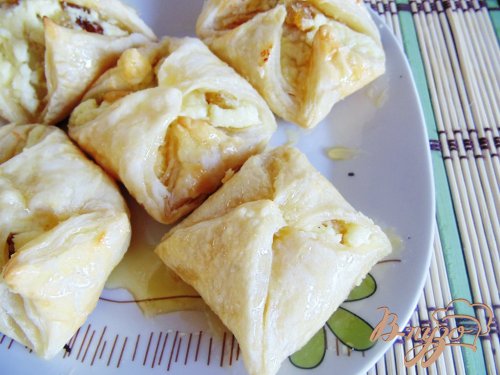 Медовые слойки с творогом Медовые слойки с творогом