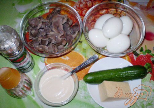Салат из куриных желудков Салат из куриных желудков