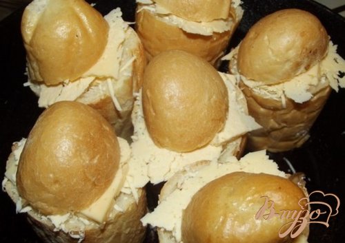 Закусочные пенечки с грибами Закусочные пенечки с грибами