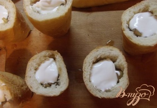 Закусочные пенечки с грибами Закусочные пенечки с грибами