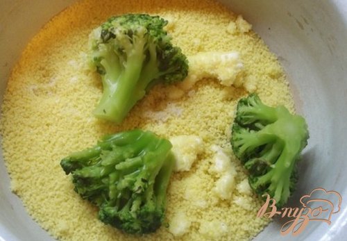 Кус-кус с брокколи на мясном бульоне Кус-кус с брокколи на мясном бульоне