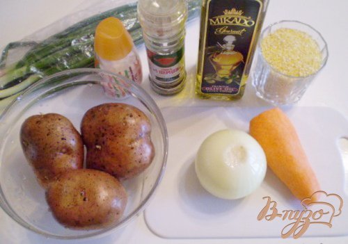 Суп картофельный с кукурузной крупой Суп картофельный с кукурузной крупой