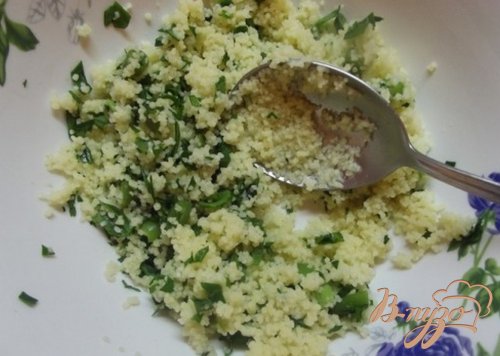 Салат из кус-кус и шпината Салат из кус-кус и шпината
