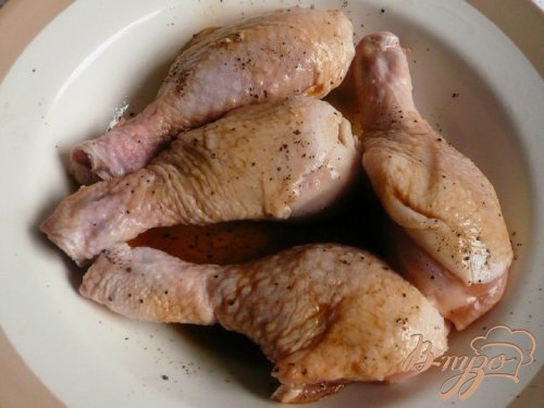 Куриные голени запеченные с болгарским перцем Куриные голени запеченные с болгарским перцем