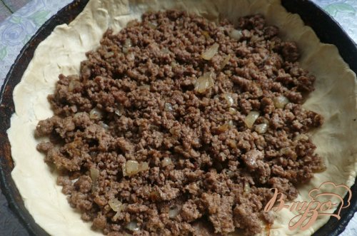 Пирог с мясным фаршем Пирог с мясным фаршем