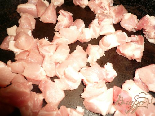 Вермишель жареная с мясом Вермишель жареная с мясом