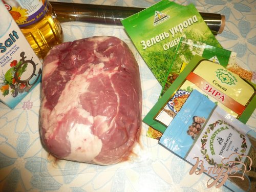 Свиная лопатка запеченная Свиная лопатка запеченная