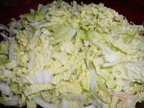 Легкий салат с пекинской капустой Легкий салат с пекинской капустой