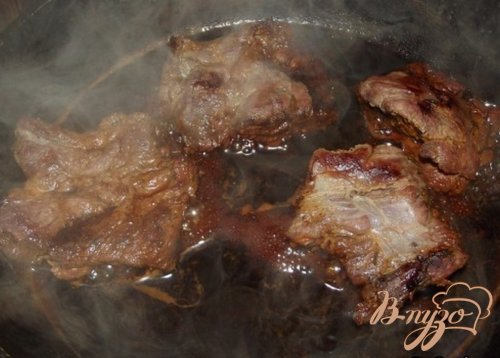 Говядина под клубничным соусом Говядина под клубничным соусом