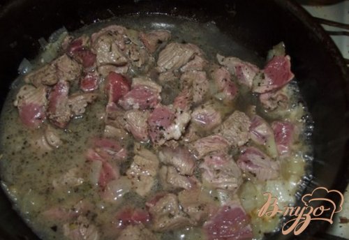 Нежное мясо с фруктами Нежное мясо с фруктами