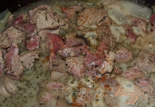 Нежное мясо с фруктами Нежное мясо с фруктами