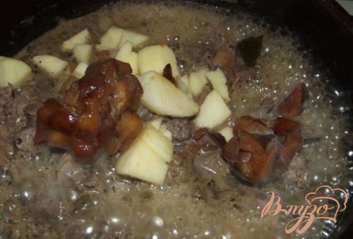 Нежное мясо с фруктами Нежное мясо с фруктами