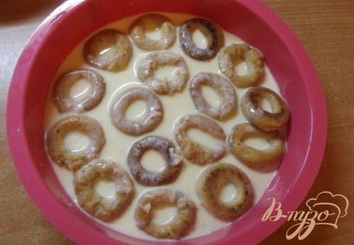 Яичная запеканка с баранками Яичная запеканка с баранками