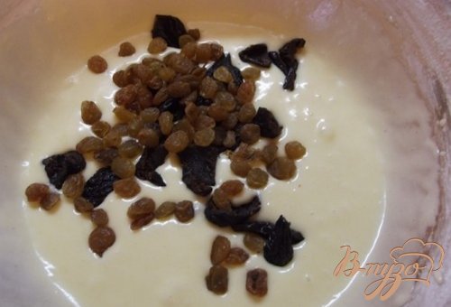 Плотный яичный кекс с сухофруктами Плотный яичный кекс с сухофруктами