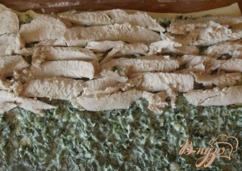 Куриные рулетики с зеленью Куриные рулетики с зеленью