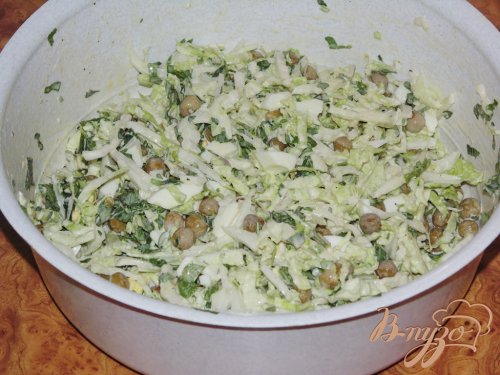 Нежный салат из пекинской капусты Нежный салат из пекинской капусты